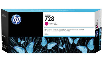 HP 728 300-ml Magenta DesignJet Ink Cartridge