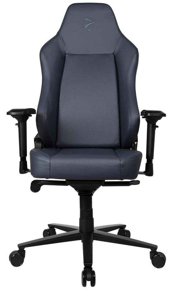 AROZZI herní židle PRIMO Full Premium Leather Ocean/ 100% přírodní italská kůže/ tmavě modrá