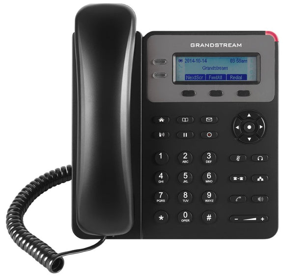 Grandstream GXP1615 VoIP telefon 1x SIP účet, HD audio, 3 program.tlačítka, switch 2xLAN 10/100Mbps, PoE