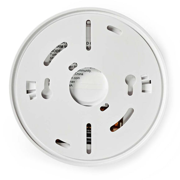 NEDIS detektor oxidu uhelnatého/ EN 50291/ hlasitost 85 dB/ 2x AA/ životnost až 5 let/ bílý