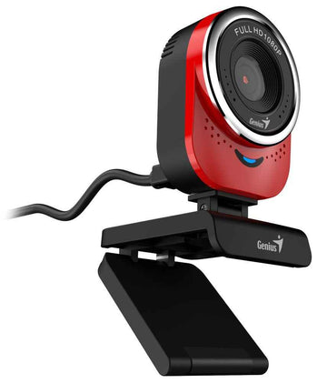 GENIUS webová kamera QCam 6000/ červená/ Full HD 1080P/ USB2.0/ mikrofon