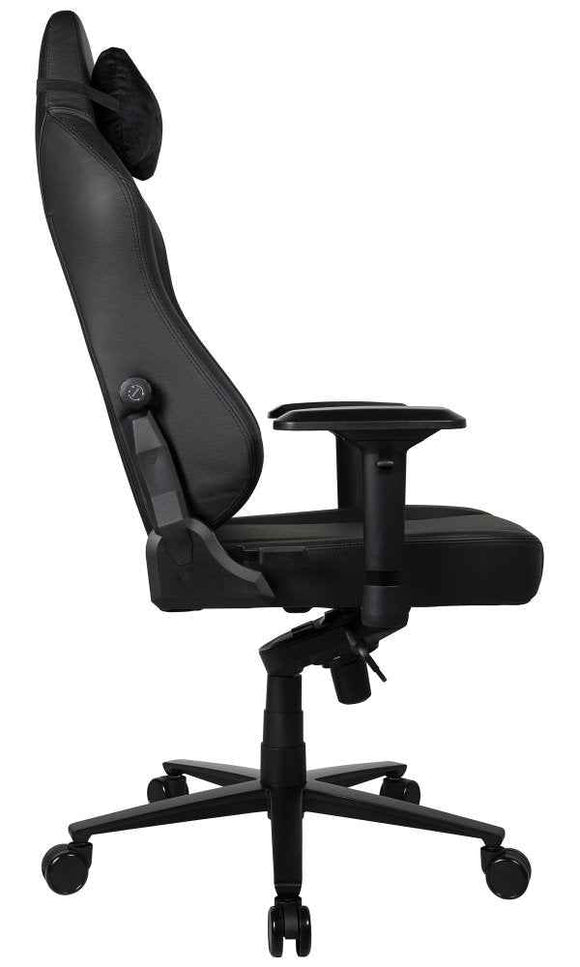 AROZZI herní židle PRIMO Full Premium Leather Black/ 100% přírodní italská kůže/ černá