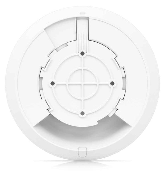 UBIQUITI U6+, WiFi 6, 4 spatial streams, 140 m² (1,500 ft²) coverage, 300+ connected devices, Powered using PoE, GbE uplink.