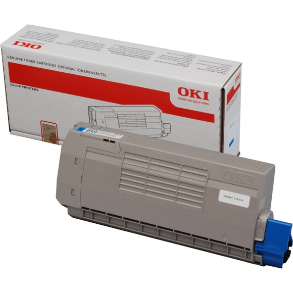 Toner Original OKI Cyan, 44318607, pentru C710|C711, 11.5K, (timbru verde 1.2 lei) , "44318607"