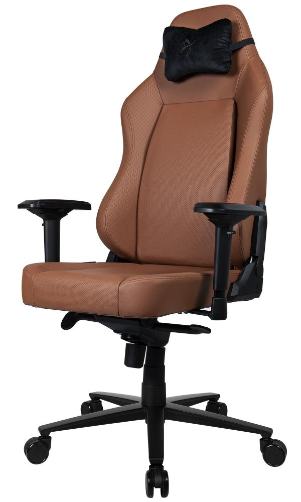 Chaise de jeu AROZZI PRIMO Full Premium Leather Brown/ 100% cuir italien naturel/ marron