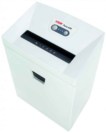 HSM Pure 420 document shredder, 4.5 x 30 mm