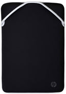 HP Reversible Protective 14.1-inch Silver Laptop Sleeve 14.1" Sleeve case Black-1