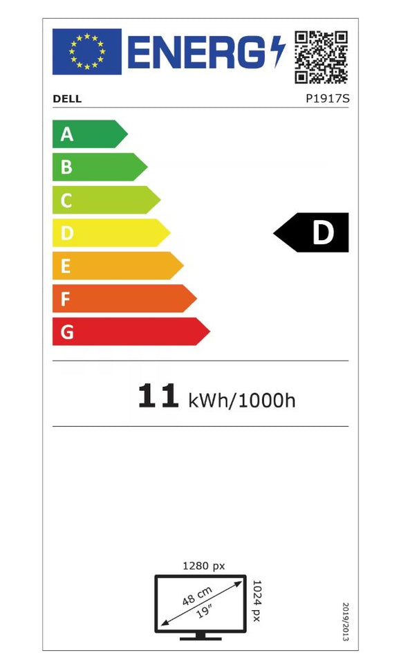 DELL P1917SE Professionnel/ 19" LED/ 5:4/ 1280 x 1024/ 6 ms/ 1000:1/ HDMI/ DP/ VGA/ 4 ports USB/ 3 ports YNBD sur site