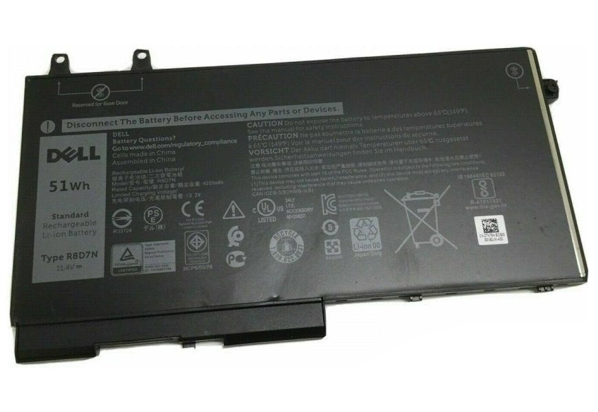 Batterie dell/3 cellules/51 wh/li-ion/pour latitude 5400 5401 5500 5511/ precision 3540 3541 3550/ inspiron 7506 7591