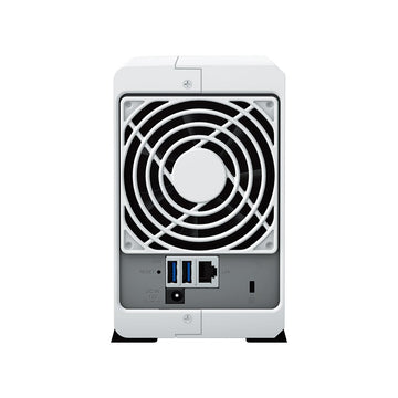 Synology | NAS tour | DS223j | Jusqu'à 2 disques durs/SSD | Realtek | RTD1619B | Fréquence du processeur 1,7 GHz | 1 Go | DDR4