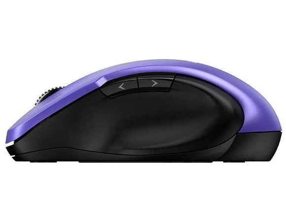 Genius ergo 8200s violet/ 1200 dpi/ sans fil/ 5 boutons/ silencieux/ capteur blueeye/ violet - clicktofournisseur.com