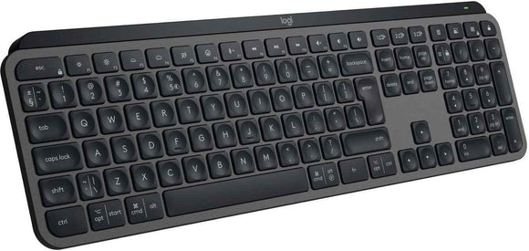 Logitech klávesnice MX Keys S/ bezdrátová/ Bluetooth/ USB-C/ CZ-SK layout/ grafitová