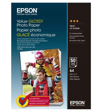 Papier photo EPSON Value A4 50 feuilles