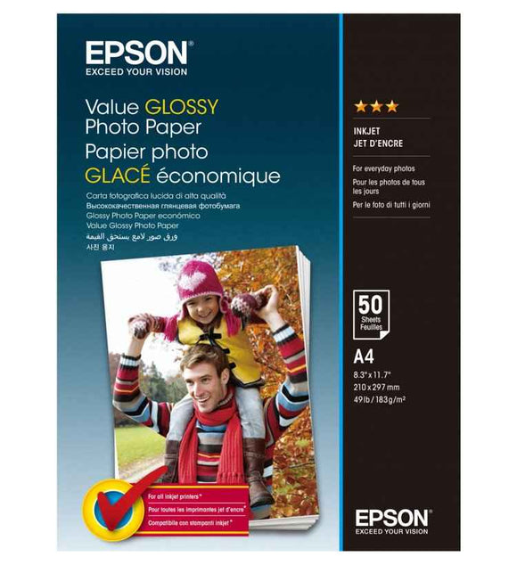 Papier photo EPSON Value A4 50 feuilles