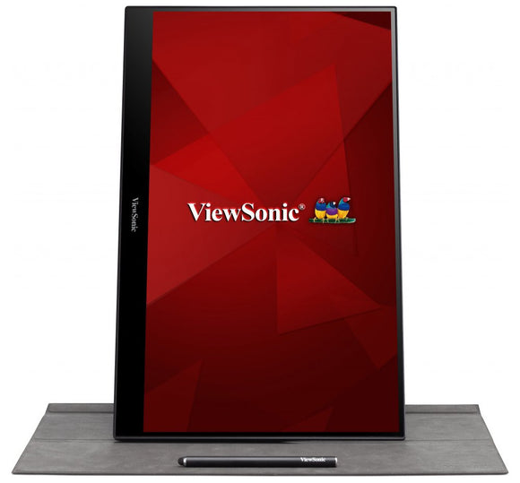 ViewSonic TD1655 - přenosný/ 15,6" Touch/ IPS/ 16:9/ 1920x1080/ 6,5ms/ 250cd/m2/ miniHDMI/ 2xUSB-C/ integ. stojan/ repro