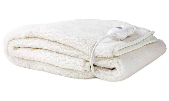Nedis 1 Person, 150 x 80 cm, 3 Heat Settings, Washable, Overheating protection, Polyester / Synthetic, White