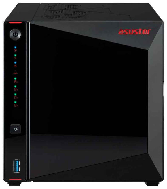 Asustor AS5404T NAS/storage server Intel® Celeron® N5105 4 GB DDR4 0 TB ADM Black