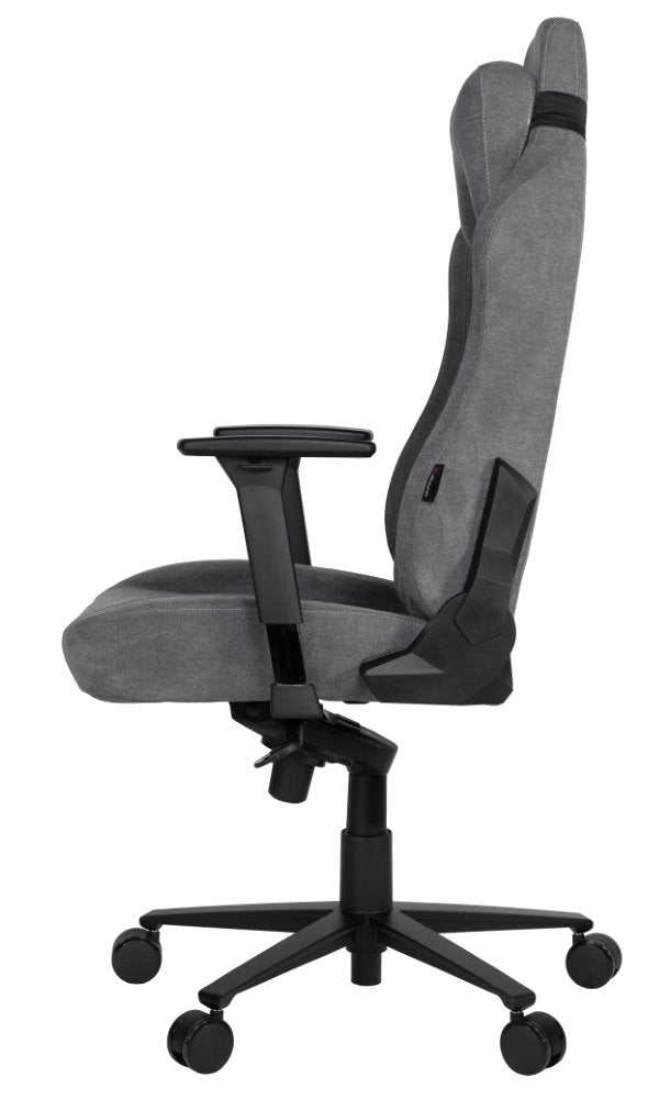 AROZZI herní židle VERNAZZA Soft Fabric Ash/ povrch Elastron/ popelavá