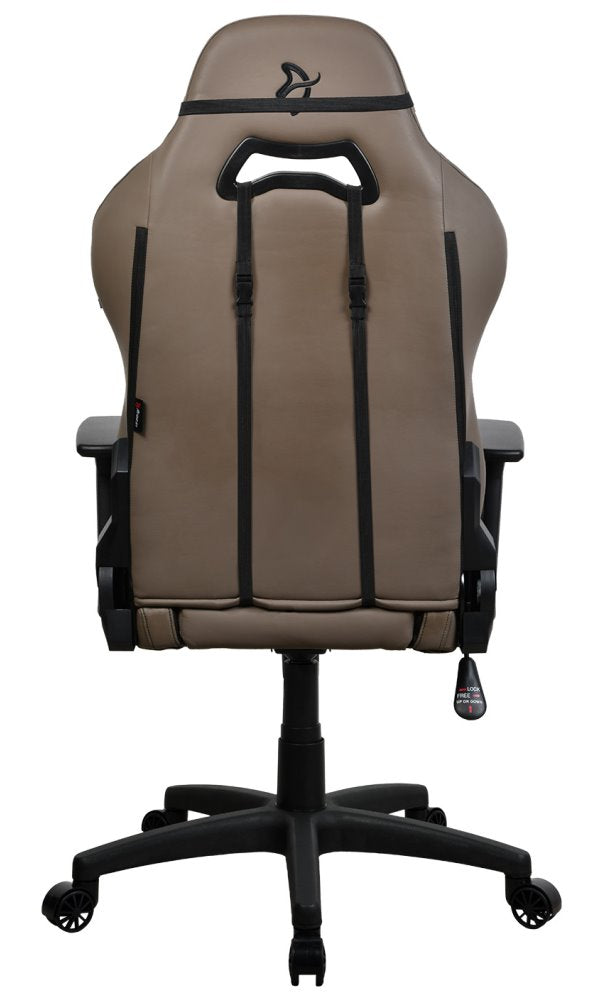 Matériau du cadre arozzi : métal ; empattement : nylon ; revêtement : polyuréthane souple  arozzi  chaise de jeu  torretta softpu  marron - 0
