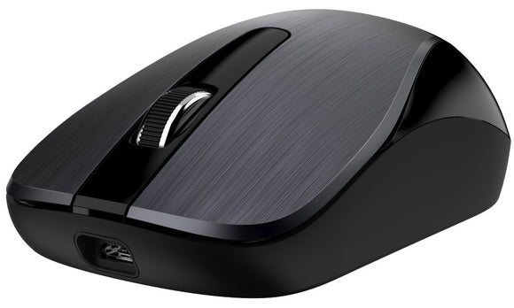 MOUSE Genius, "ECO-8015", PC sau NB wireless, 2.4GHz, optic, 1600 dpi, butoane/scroll 3/1, negru, "31030011412" (timbru verde 0.18 lei)