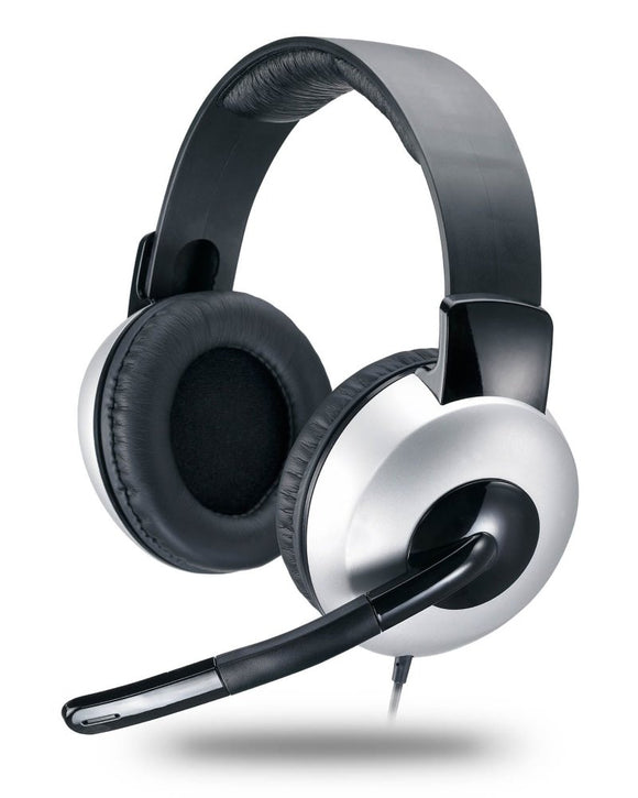 Casque GENIUS - HS-05A (casque stéréo + microphone), câble spiralé