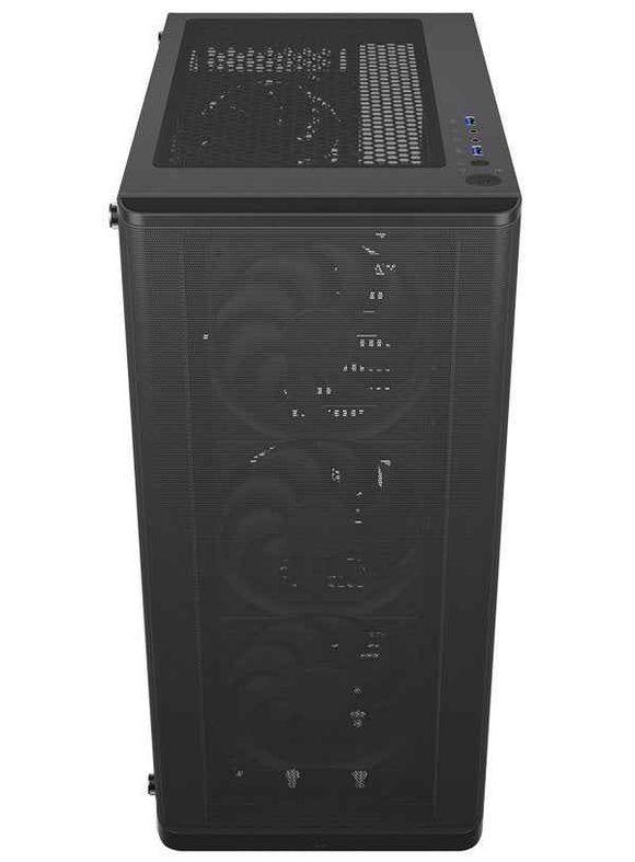 Case|ENDORFY|Ventum 200 Air|MicroTower|Case product features Transparent panel|Not included|ATX|MicroATX|MiniITX|Colour Black|EY2A002