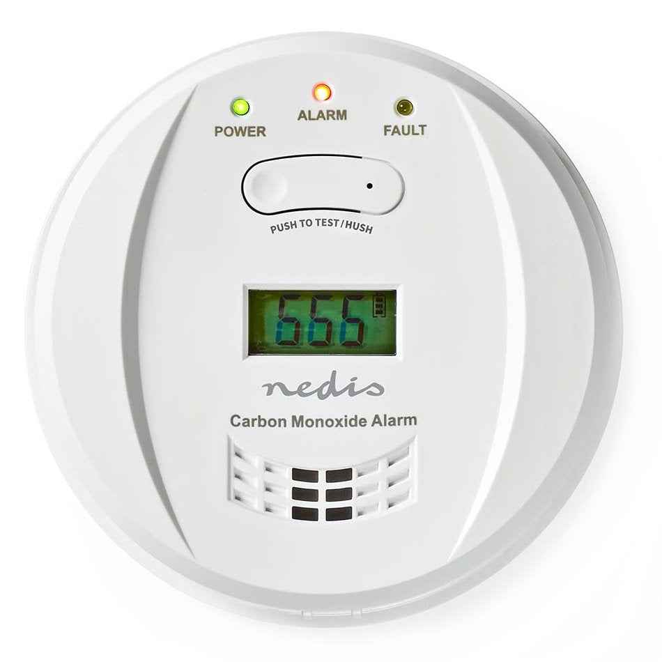 Détecteur de gaz Nedis DTCTCO40WT Monoxyde de carbone (CO)