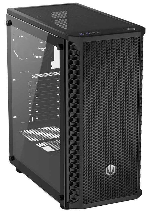 Case|ENDORFY|Signum 300 Air|MidiTower|Case product features Transparent panel|Not included|ATX|MicroATX|MiniITX|Colour Black|EY2A005