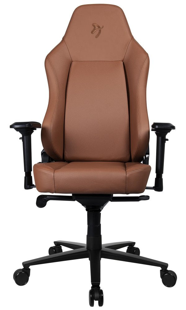 Chaise de jeu AROZZI PRIMO Full Premium Leather Brown/ 100% cuir italien naturel/ marron