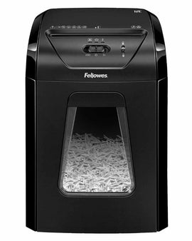FELLOWES skartovač 12 C/ křížový řez 4x40mm/ objem koše 19 l/ stupeň utajení P-4 (důvěrné)/ černý