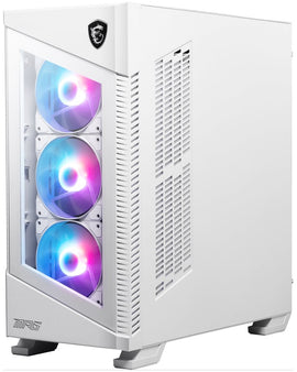 MSI MPG VELOX 100R White PC Case, Mid-Tower, USB 3.2, Audio-out, Mic-in | MSI