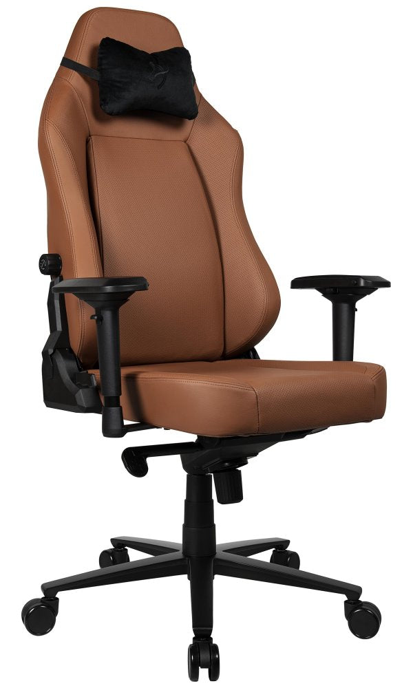Chaise de jeu AROZZI PRIMO Full Premium Leather Brown/ 100% cuir italien naturel/ marron