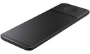Samsung Wireless Charger Trio Pad 3-in-1, 9W EP-P6300 with Travel charger (25W) + USB cable, Black (EP-P6300TBEGEU)