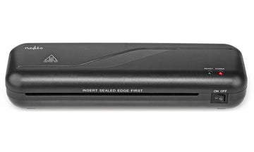 NEDIS laminátor/ formát A4/ laminovací šířka 230 mm/ fólie 125 mic/ automatické vypnutí/ teplý proces/ černý - 0