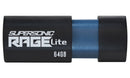 Clé USB Patriot Memory Supersonic Rage Lite 64 Go USB Type-A 3.2 Gen 1 (3.1 Gen 1) Noir, Bleu