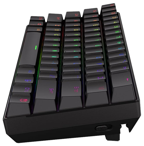 Endorfy herní klávesnice Thock Compact BR RGB /USB/ brown sw. / bezdrátová / mechanická / US layout / mini /černá RGB