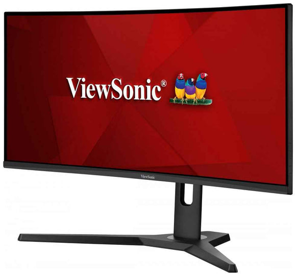 MONITOR ViewSonic 34 inch, Gaming, MVA, UWQHD (3440 x 1440), curbat, 300 cd/mp, 1 ms, HDMI x 2 | DisplayPort x 2, "VX3418-2KPC" (timbru verde 7 lei)
