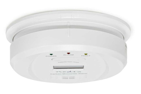 NEDIS detektor oxidu uhelnatého/ EN 50291/ hlasitost 85 dB/ 2x AA/ životnost až 5 let/ bílý