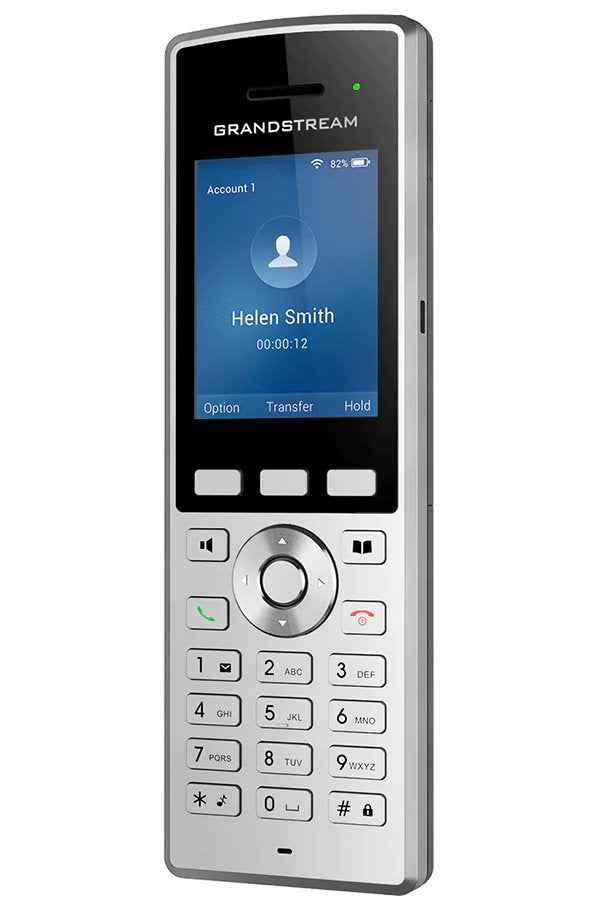 Téléphone IP Grandstream Networks WP822 Noir, Argent 2 lignes LCD Wi-Fi