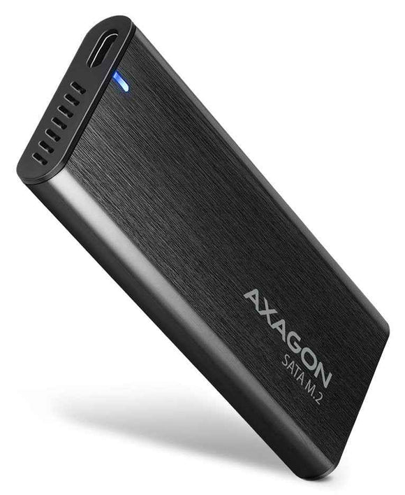 AXAGON External USB-C 3.2 Gen 2 metal box for M.2 SATA SSD disks | EEM2-SBC