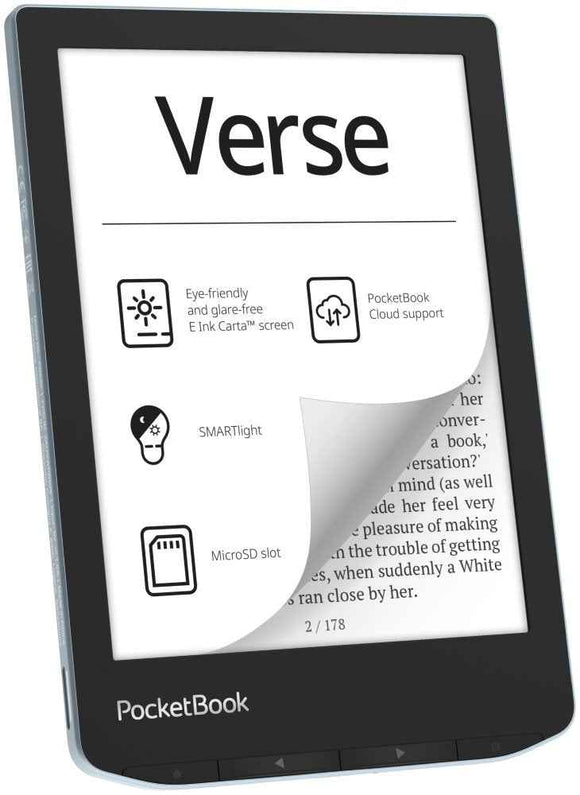 PocketBook e-reader Verse 6" 8GB, bright blue