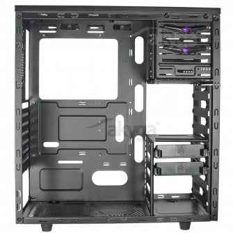 Boîtier d'ordinateur Midi Tower Akyga AK939BL Noir