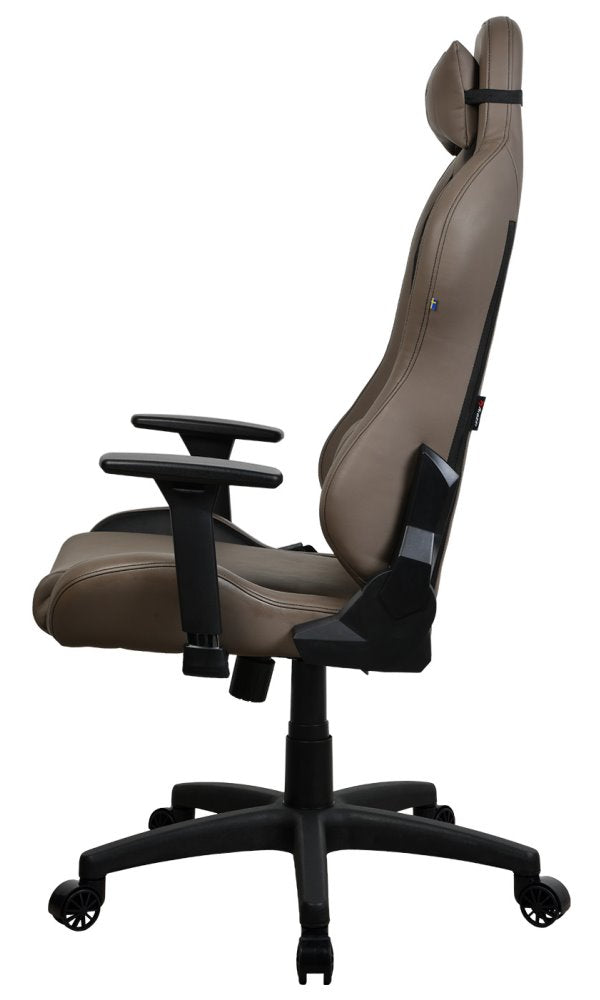 Matériau du cadre arozzi : métal ; empattement : nylon ; revêtement : polyuréthane souple  arozzi  chaise de jeu  torretta softpu  marron