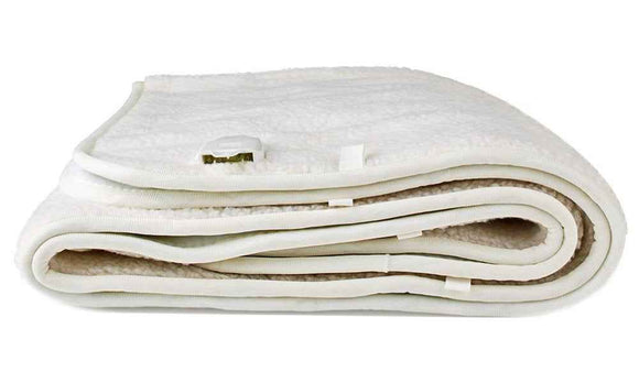 Nedis 1 Person, 150 x 80 cm, 3 Heat Settings, Washable, Overheating protection, Polyester / Synthetic, White