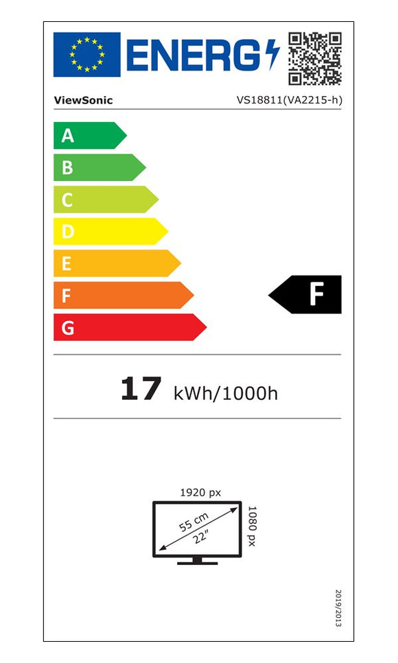 VIEWSONIC VA2215-H 22inch LED 1920x1080 16:9 HDMI VGA