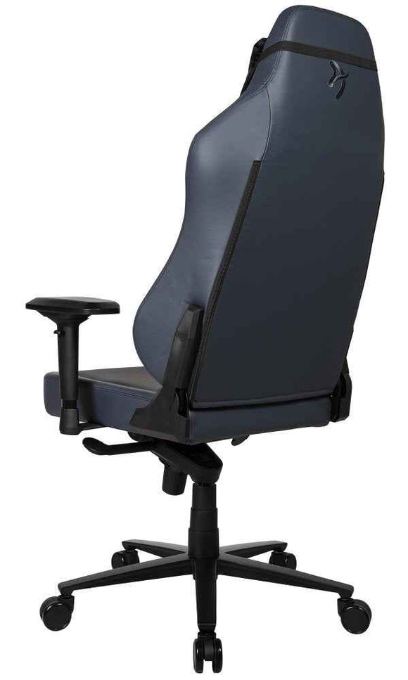 AROZZI herní židle PRIMO Full Premium Leather Ocean/ 100% přírodní italská kůže/ tmavě modrá