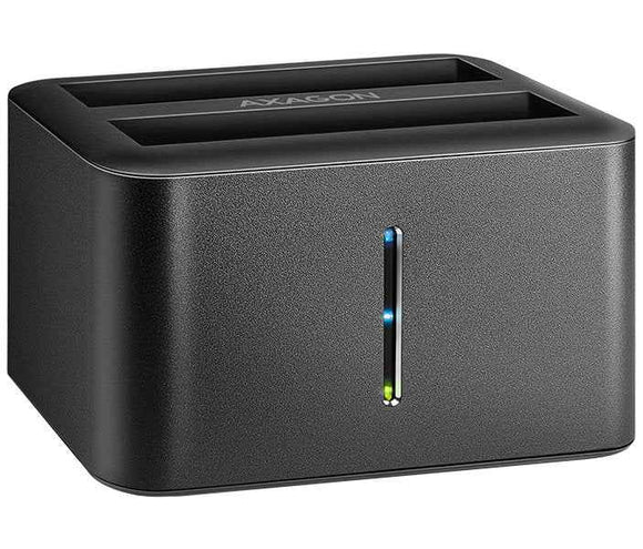 ADSA-D25 MINI stacja dokująca USB 3.2 Gen 1 - 2x SATA 6G 2.5" SSD/HDD CLONE