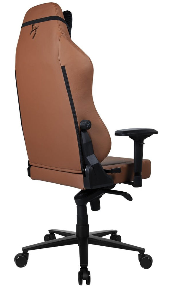 Chaise de jeu AROZZI PRIMO Full Premium Leather Brown/ 100% cuir italien naturel/ marron