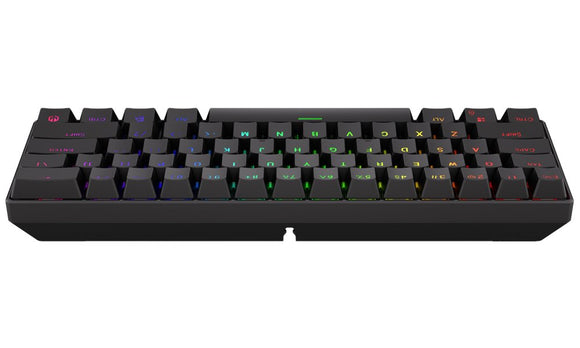 Endorfy herní klávesnice Thock Compact BR RGB /USB/ brown sw. / bezdrátová / mechanická / US layout / mini /černá RGB