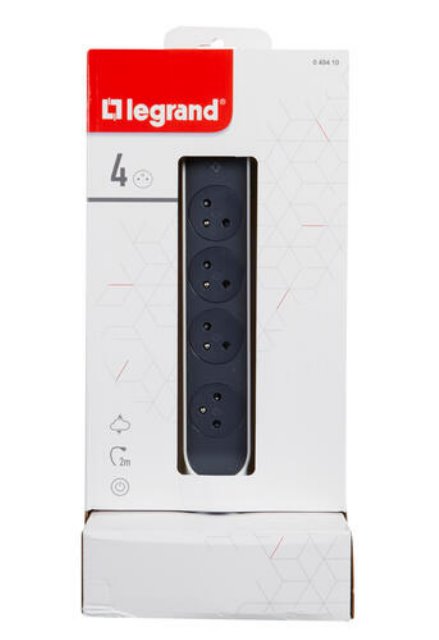 Rallonge tour 4x2PZ Blanc-graphite 2m